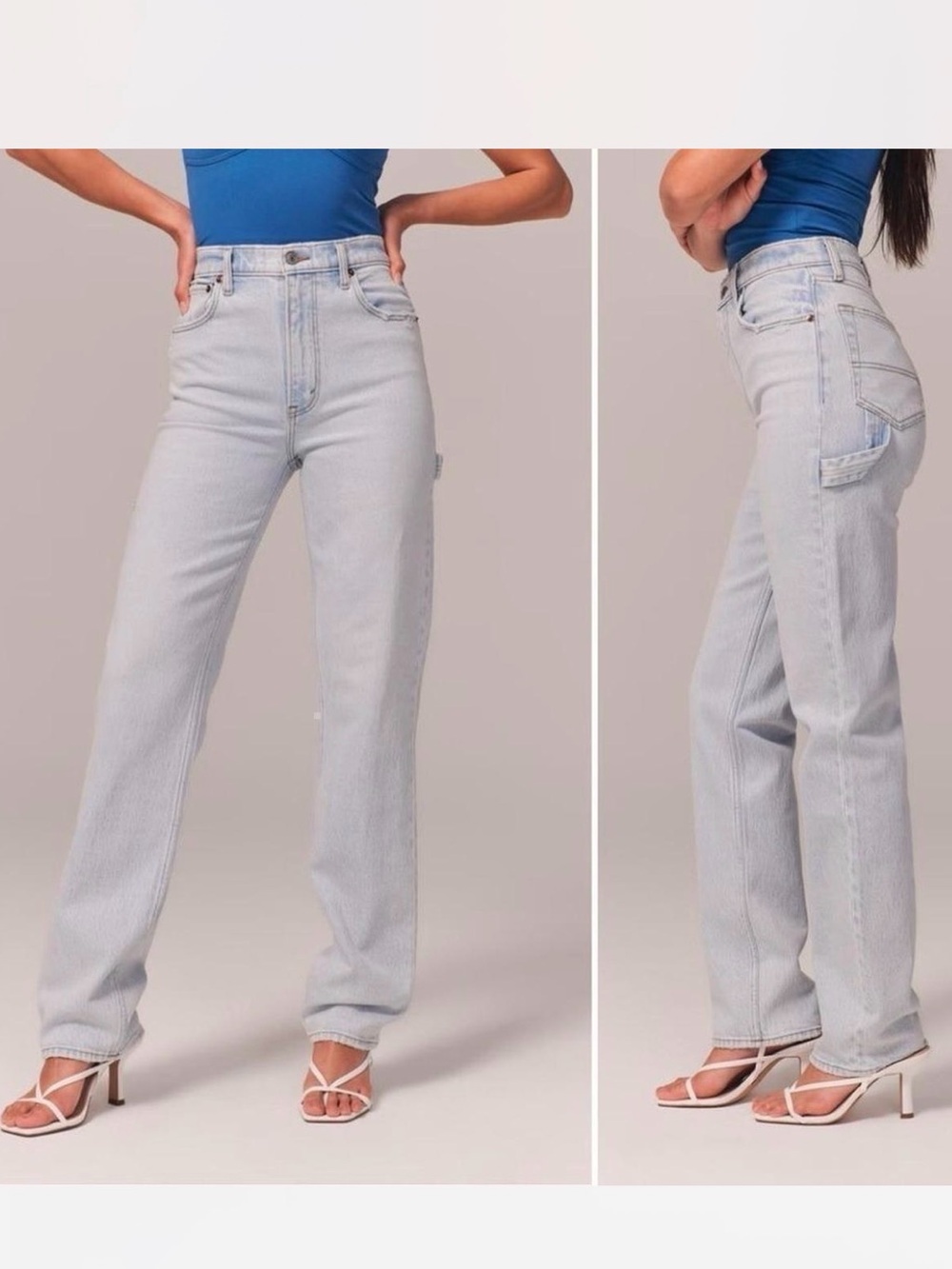 Abercrombie & Fitch The '90, Straight Ultra High Rise Jean Curve Love